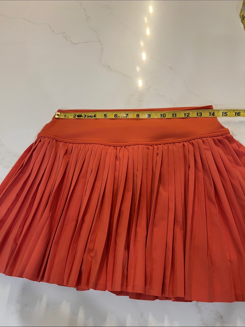 OFFLINE By Aerie All Aces Tennis Skort Bright Orange Pleated Athletic size Large - Picture 14 of 14